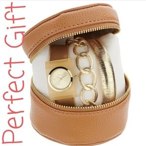 👀 50% OFF👀⌚NWT‼️ BEAUTIFUL Folio Watch Glam Set